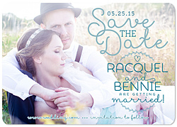 "Custom Photo" Save the Date Magnet 3.5 x 4